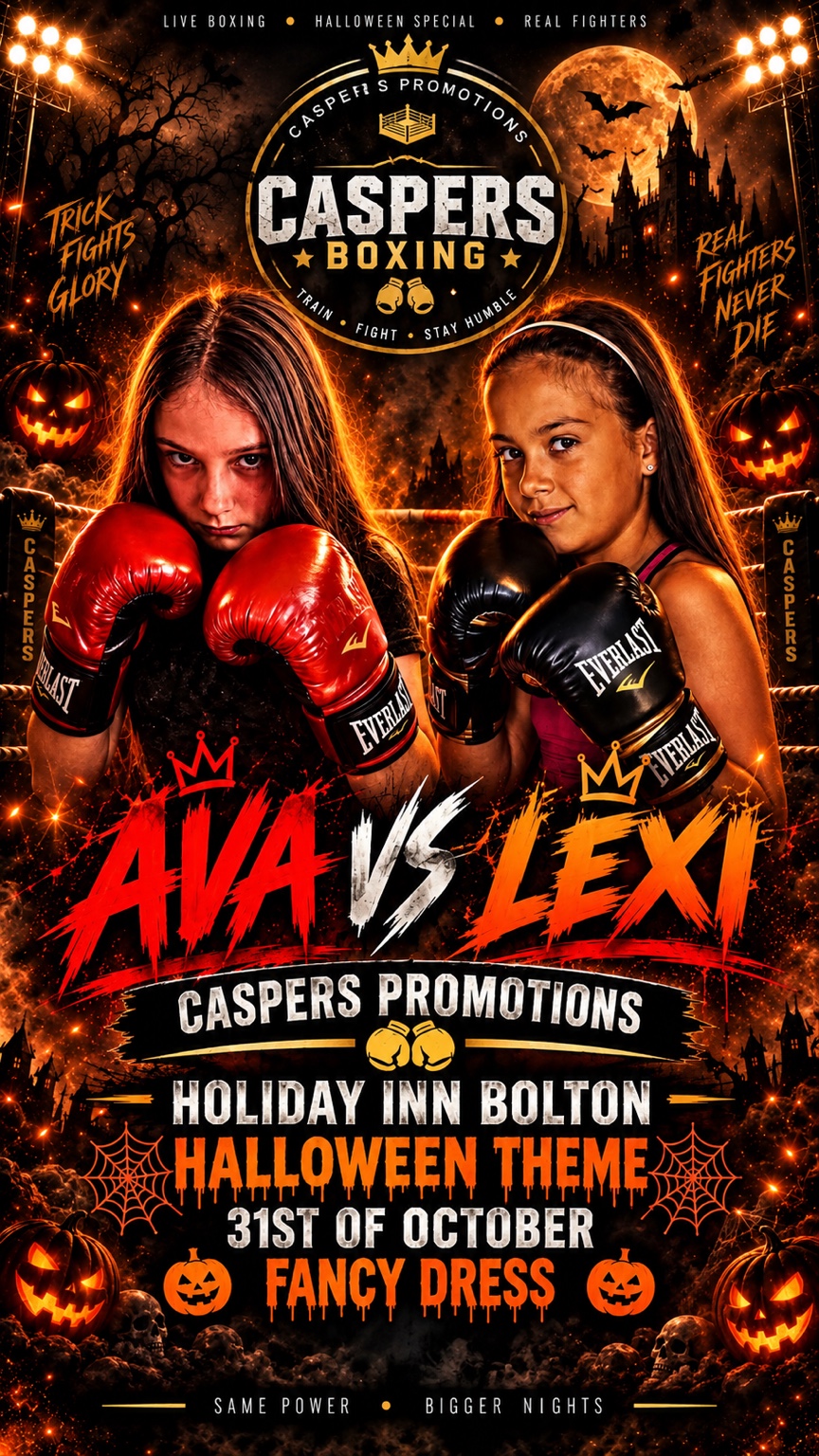 Ava vs Lexi boxing poster
